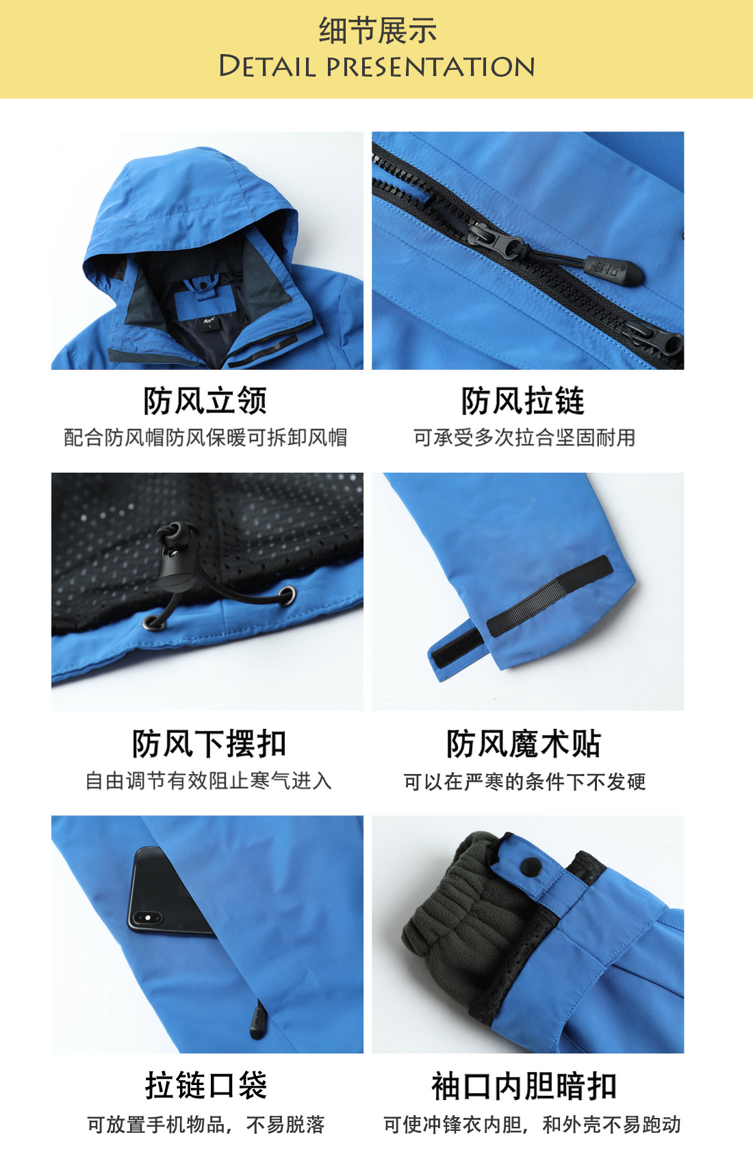 藍色沖鋒衣CF1901-2(圖5)